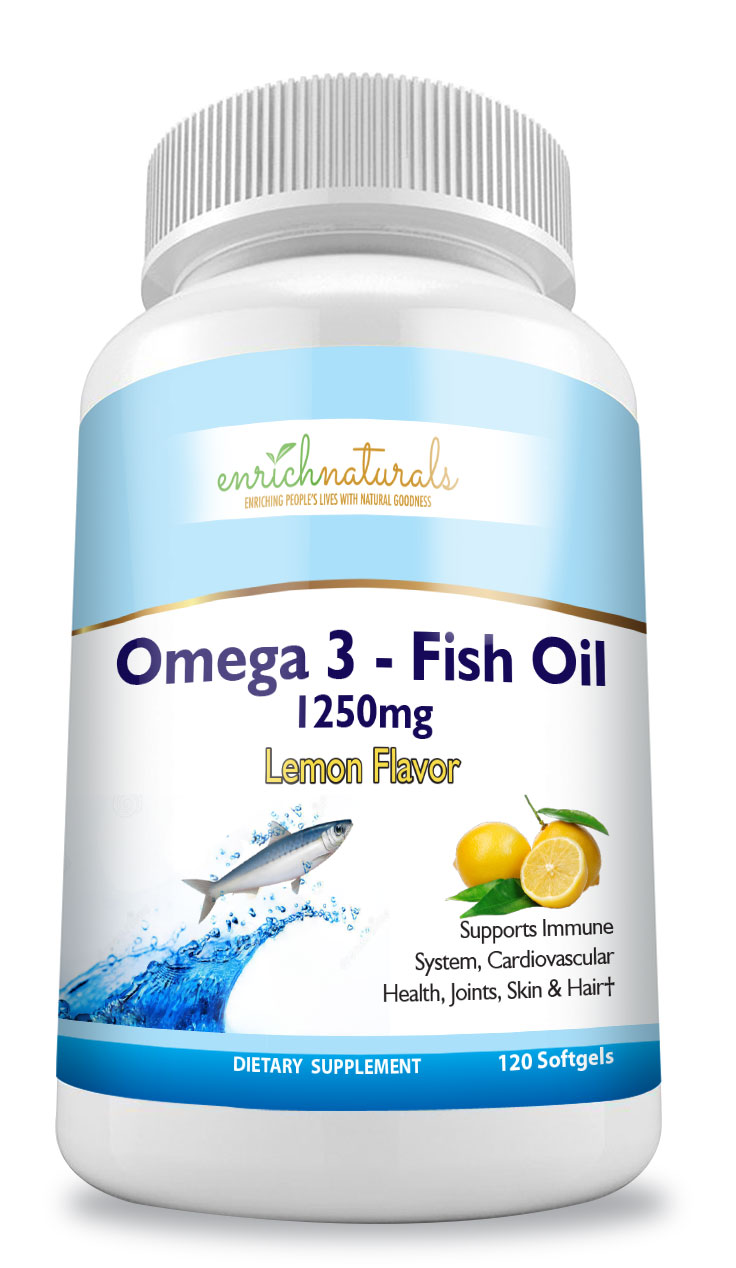 Omega 3 Fish Oil - Lemon Flavor