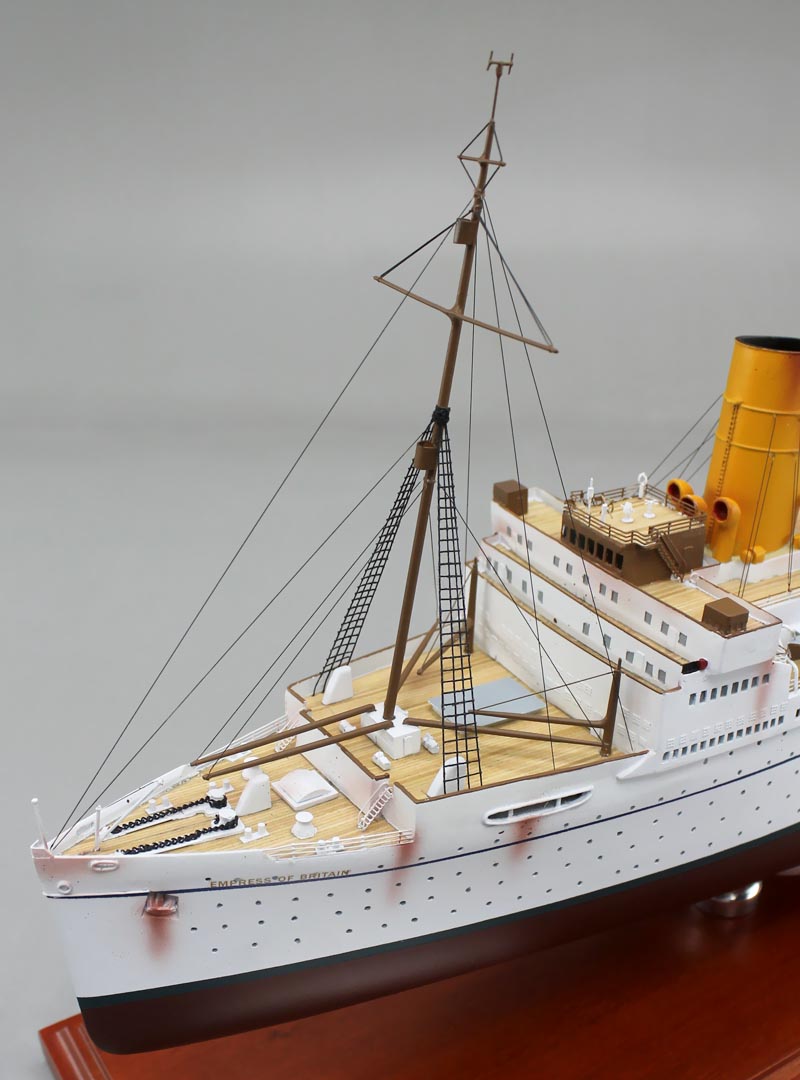 SD Model Makers Recently Completed Ocean Liner Model RMS Empress of