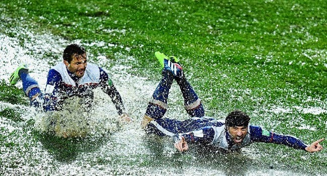El delantero argentino marcó el 2-1 parcial El delantero argentino marcó el 2-1 parcial