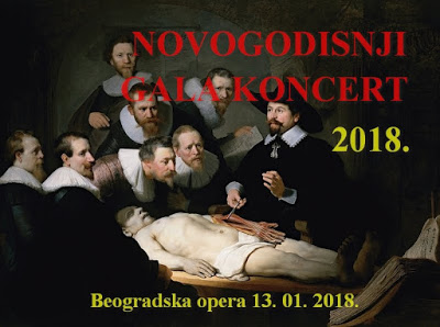 Novogodišnji operski gala koncert 2018. Dragutin Matić bariton Nevena  Ljubica Vraneš