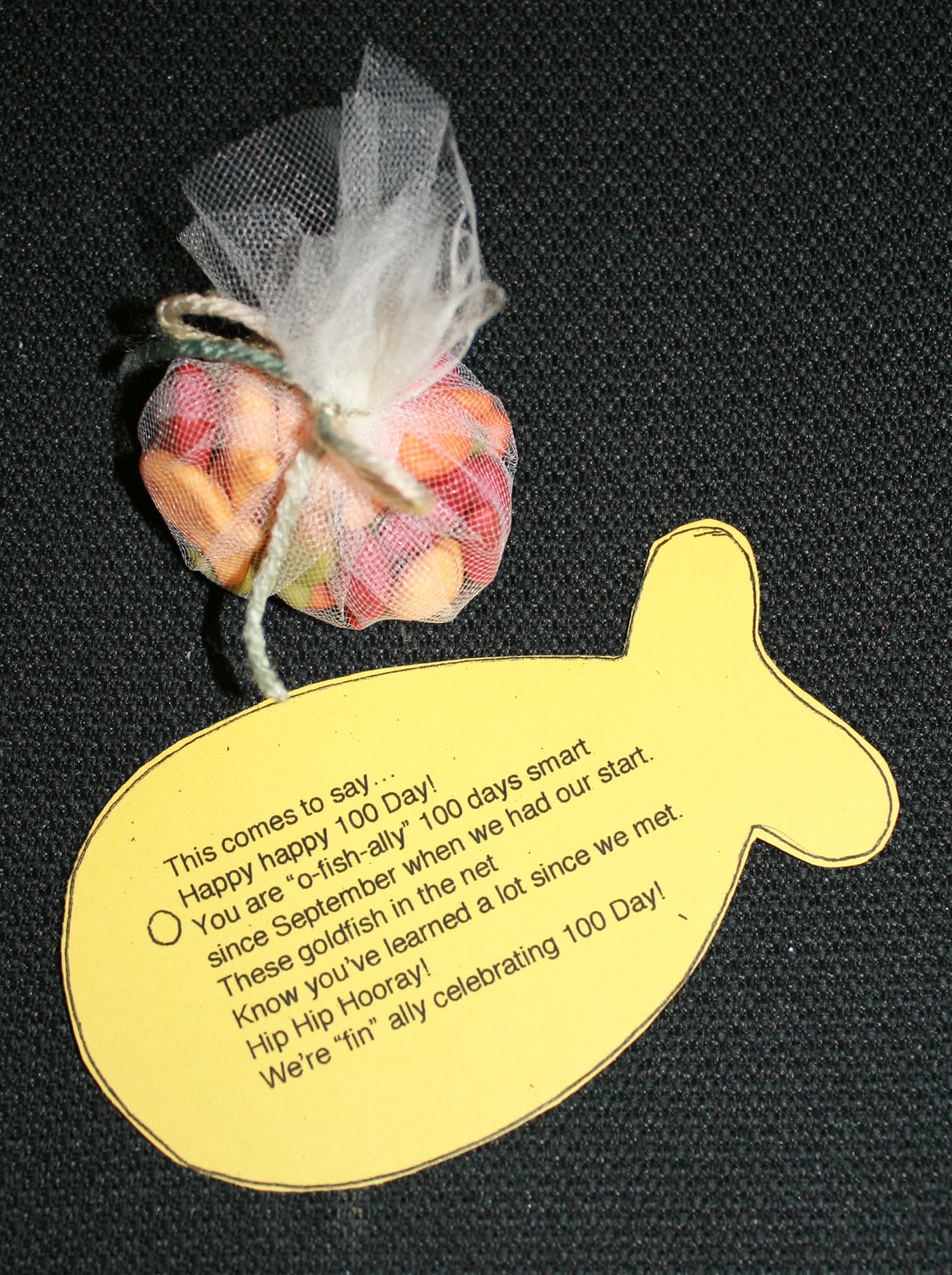 Fishy Cracker 100 Day Snack - Classroom Freebies