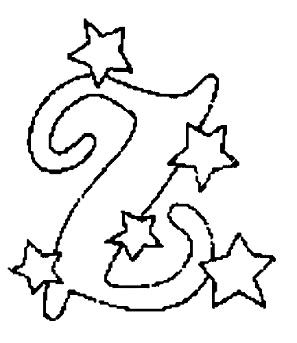 imagens letras do alfabeto letra Z pintar Desenhos Para Colori letras do alfabeto letra Z desenhar