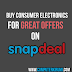 Shop Consumer Electronics For Great Offers Using Snapdeals Deals
