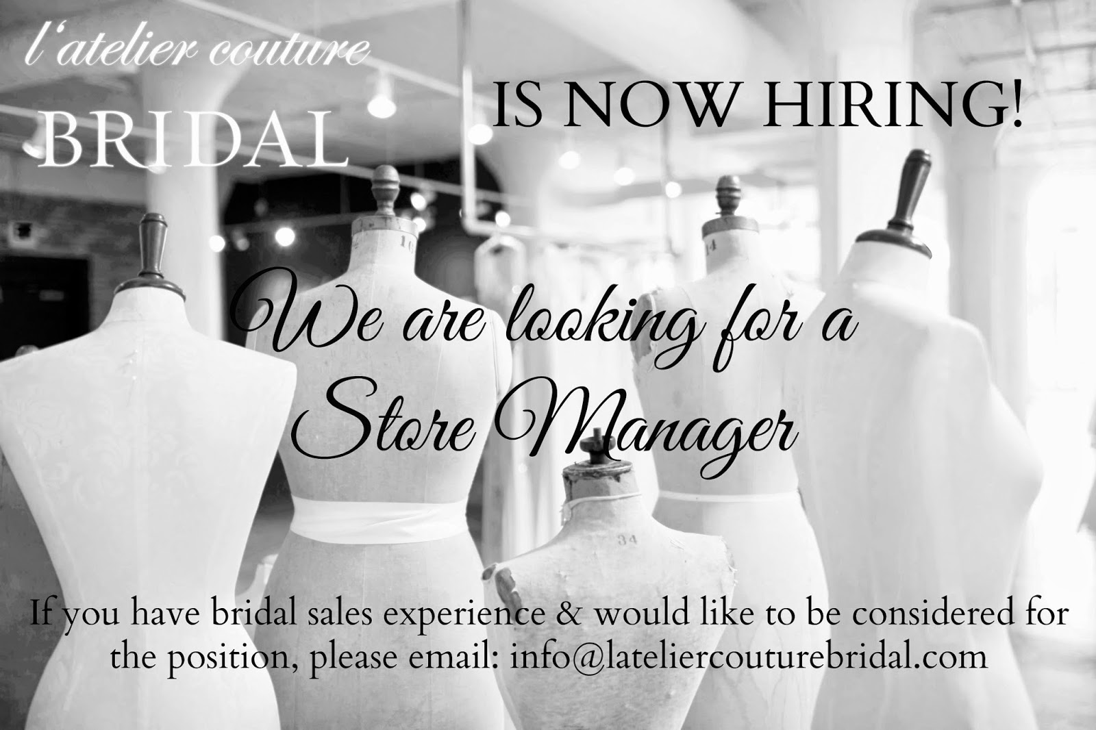 L'atelier Couture Bridal WHITE wedding dress history by {guest blogger