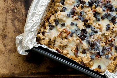 chocolate pecan sticky bars