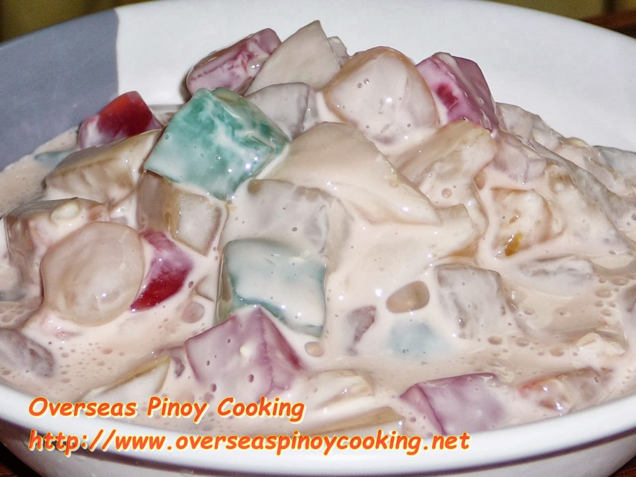 Overseas Pinoy Cooking Buko Fruit Salad
