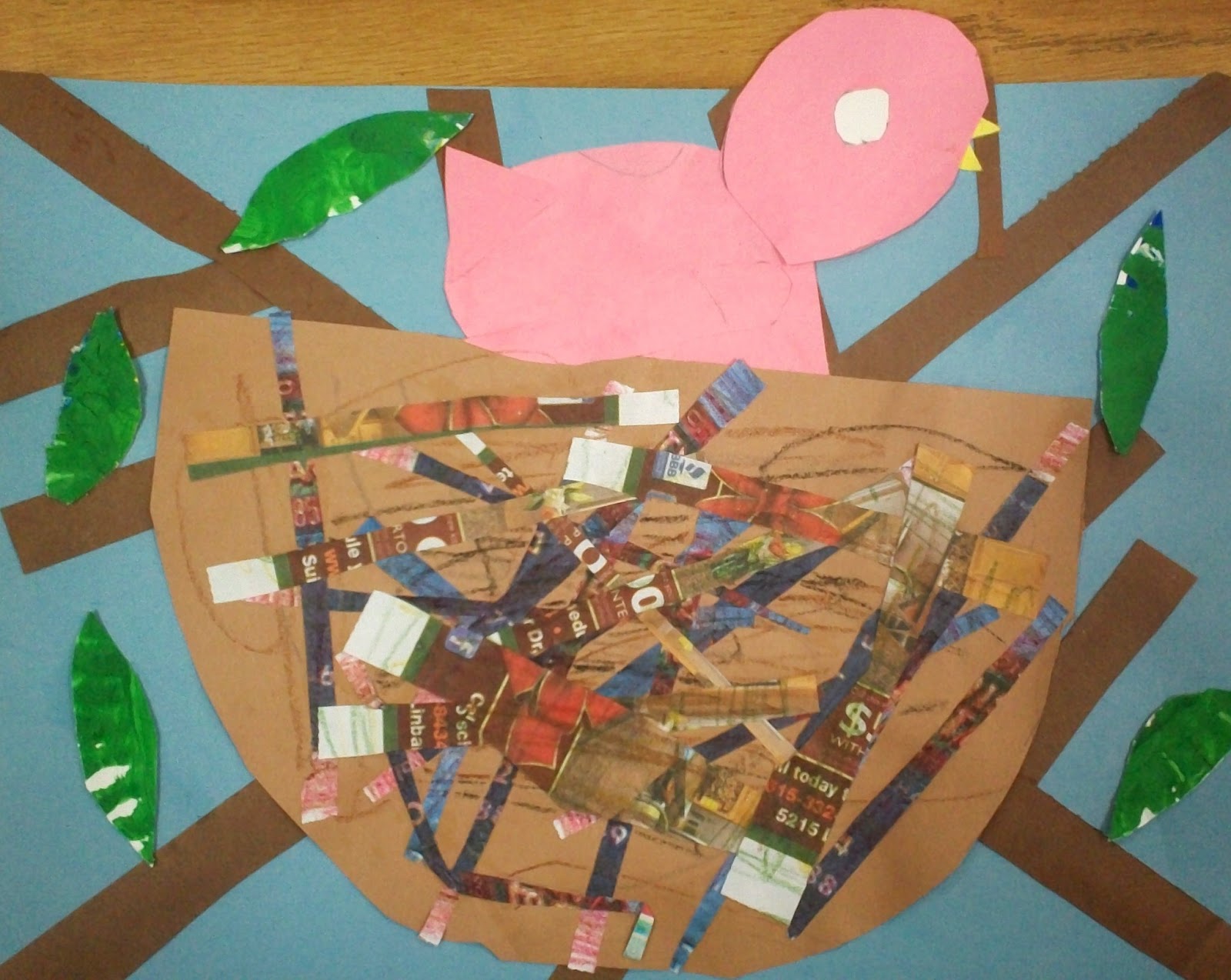 Art With Mr. E Mixed Media Bird Nests 1st Grade