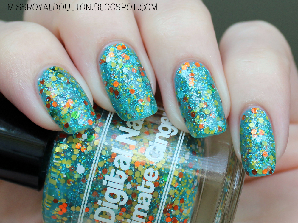 Royal Milk Tea Digital Nails Ultimate Ginger, Wibbly Wobbly, and Timey