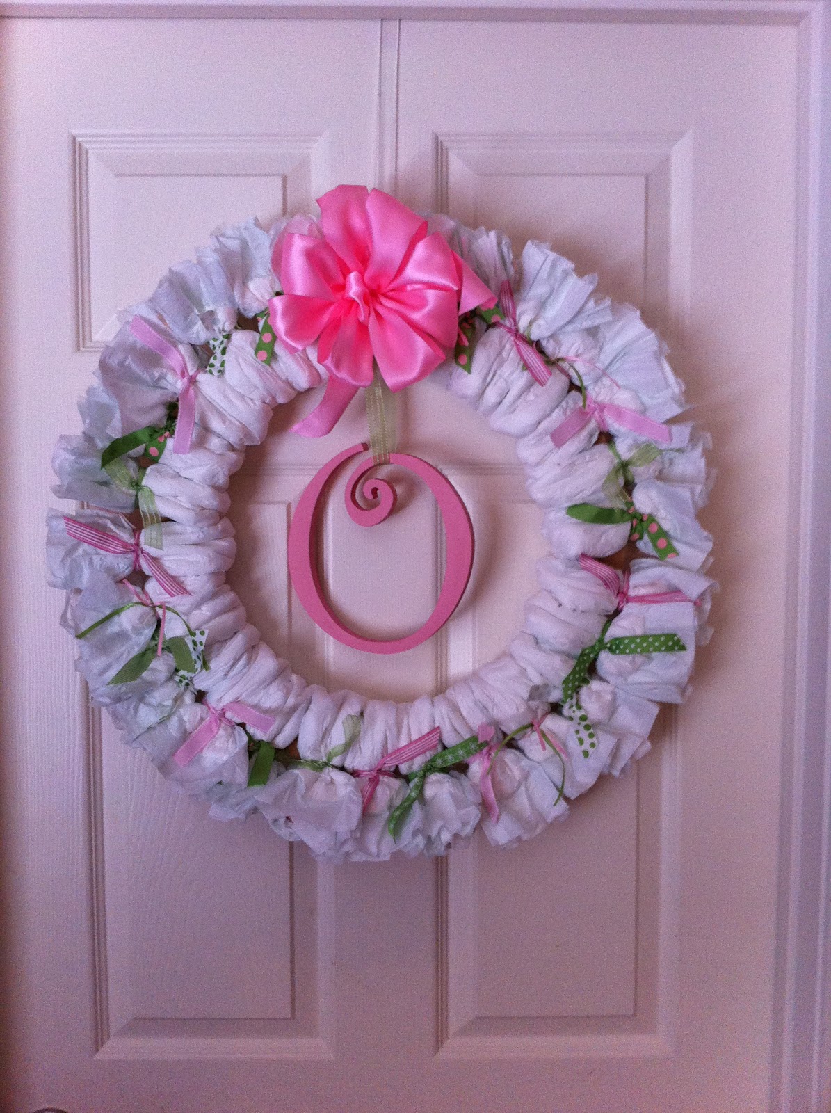 The Link Home diaper wreath