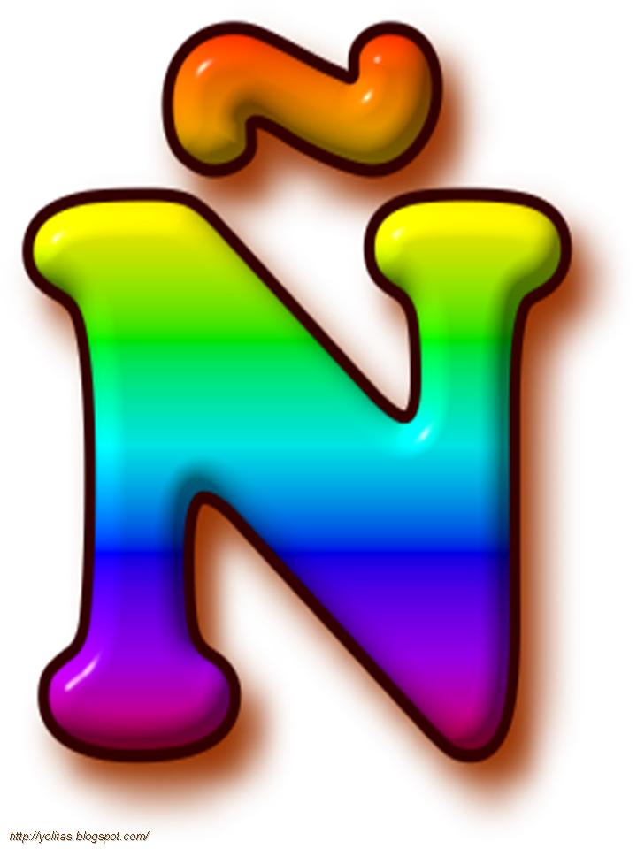 Alfabeto arco iris. | Oh my Alfabetos!