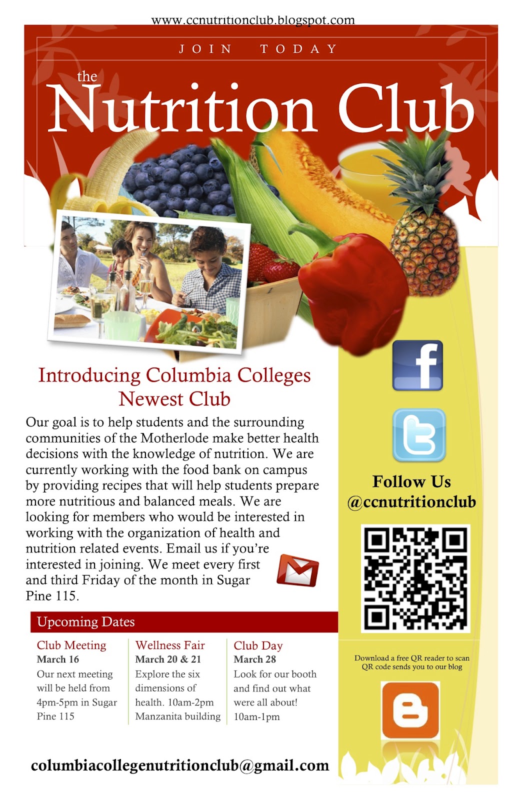 Columbia College Nutrition Club Exclusive Sneak Peak At Our New Posters