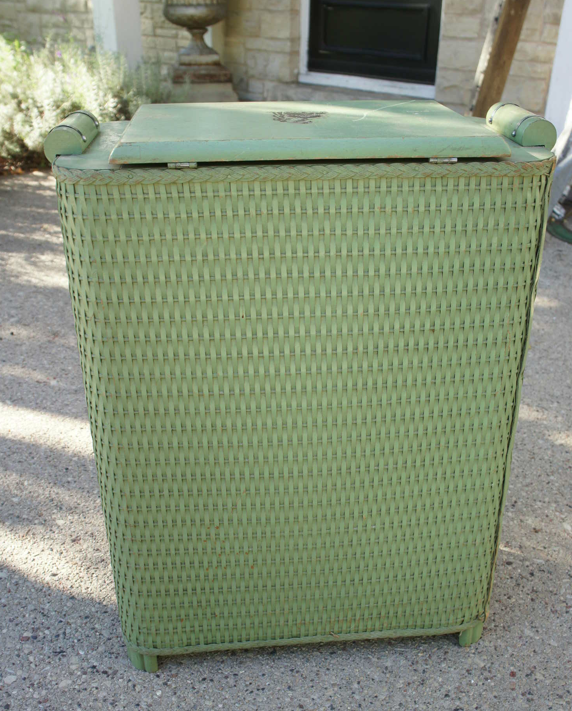 Cheerful Thrifty Door Repurposed Hamper
