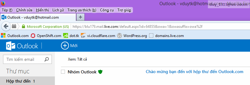 Hướng dẫn tổng hợp: Openshift + Wordpress + Dot.tk + Cloudflare + Outlook Mail Domain Screenshot+(88)