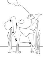 Beagle Coloring Pages Printable