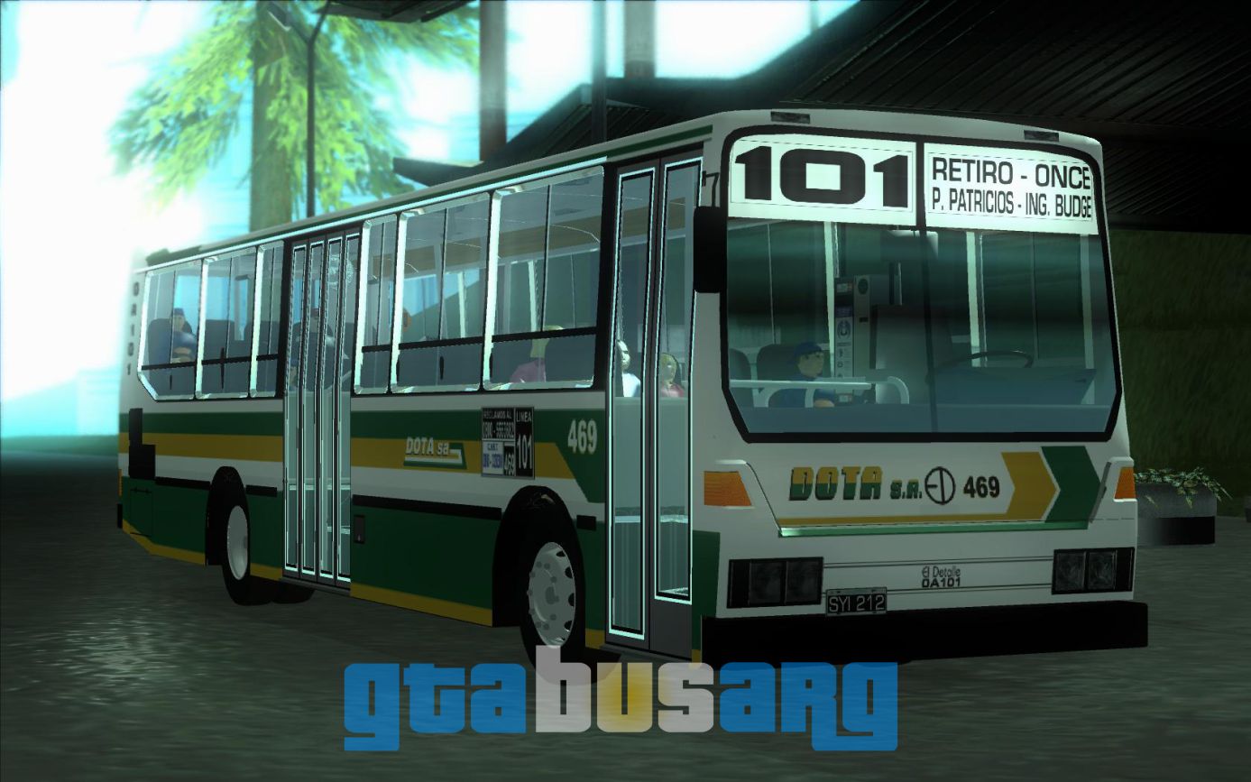 GTA Bus Argentina El Detalle OA101 DOTA Linea 101