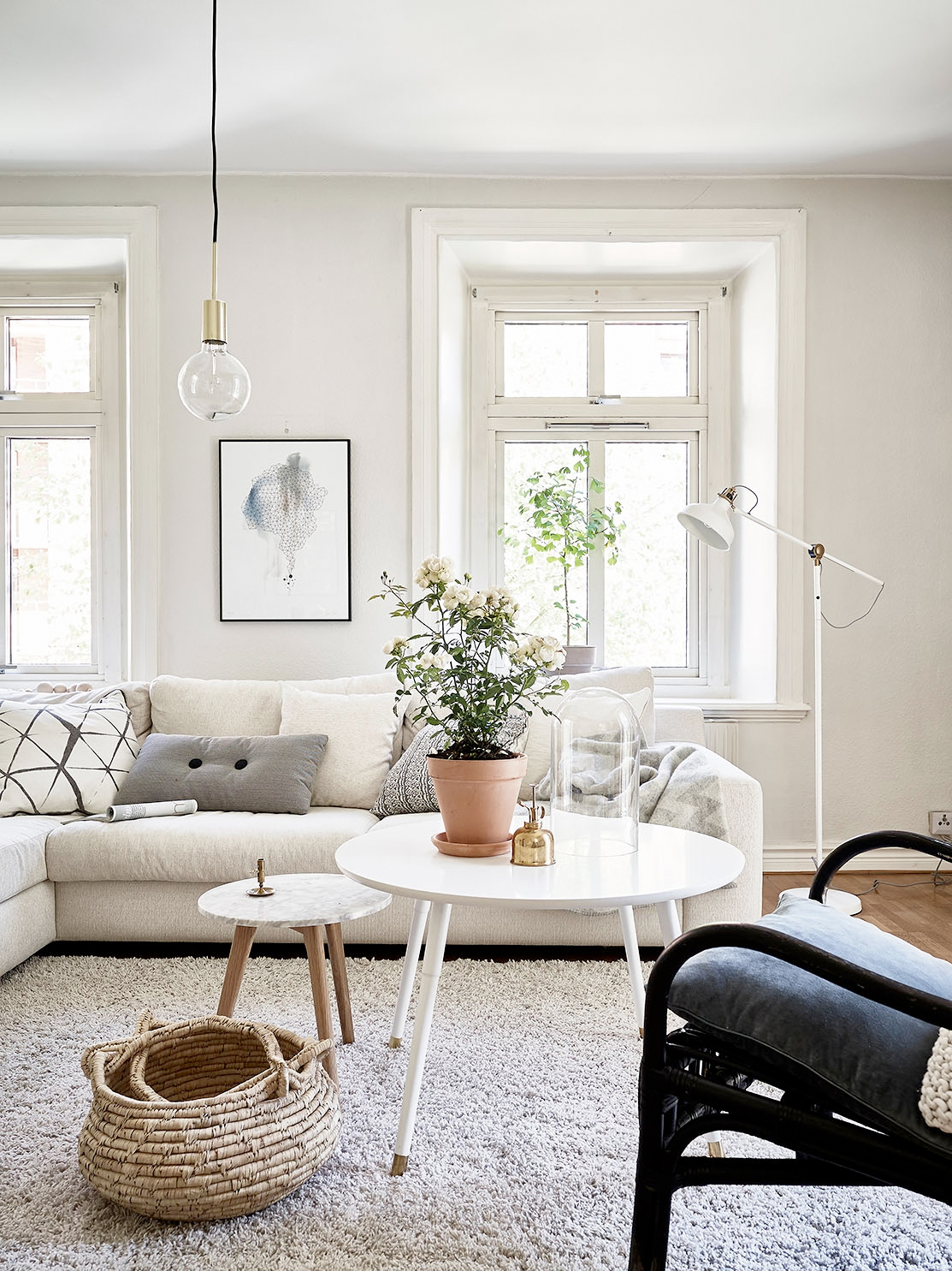 Binnenkijken: zweeds appartement wonen, maken & leven