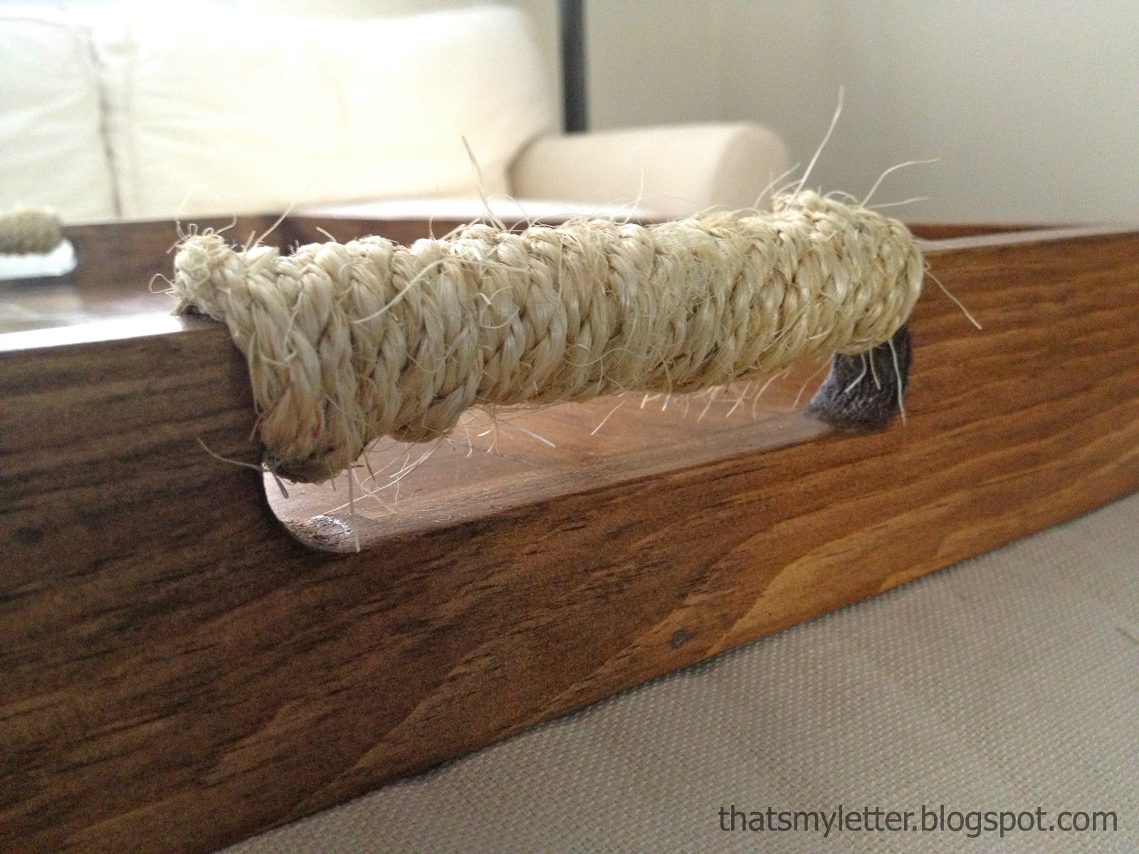 That's My Letter DIY Ottoman Tray