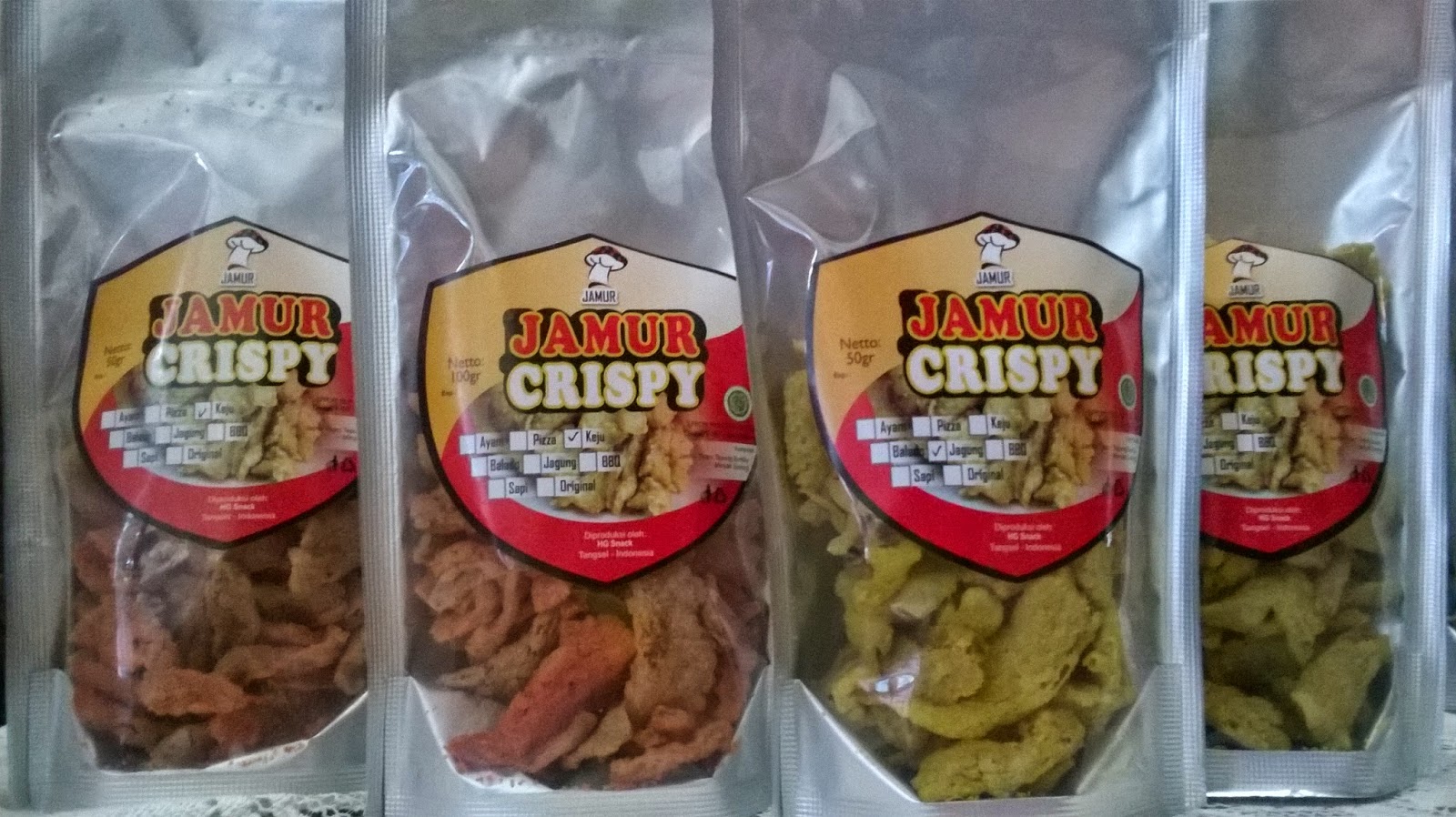 PEMASARAN SNACK JAMUR TIRAM "HG SNACK" PEMASARAN JAMUR 'CRISPY' TIRAM