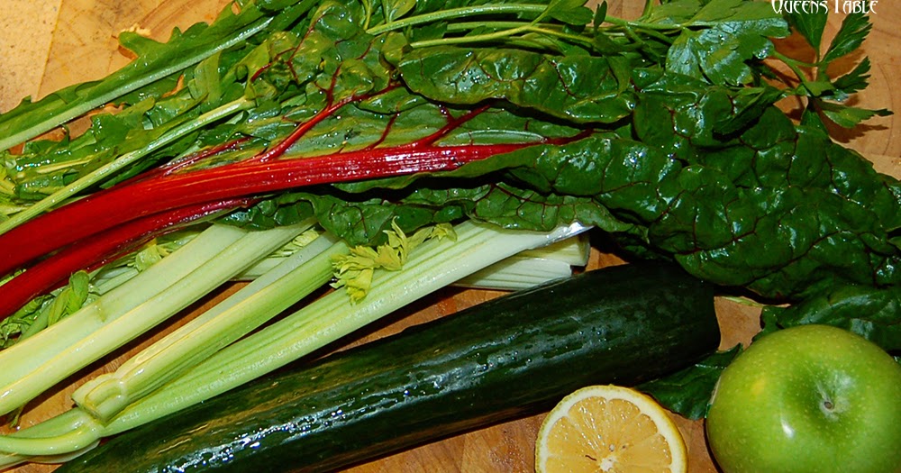 The Queen's Table Red Chard, Dandelion, Parsley Juice