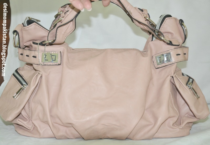 SWEET PINK FAKE -LEATHER SATCHEL PKR 700
