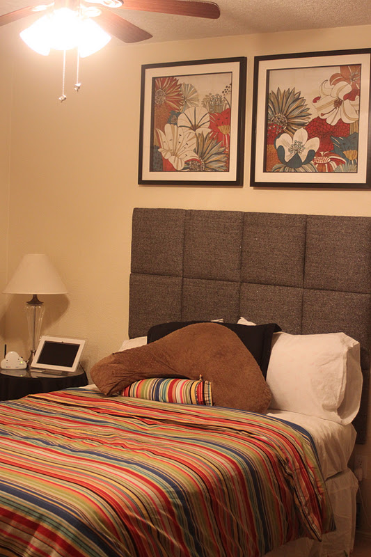 Embellish {tutorial} Upholstered Headboard Squares