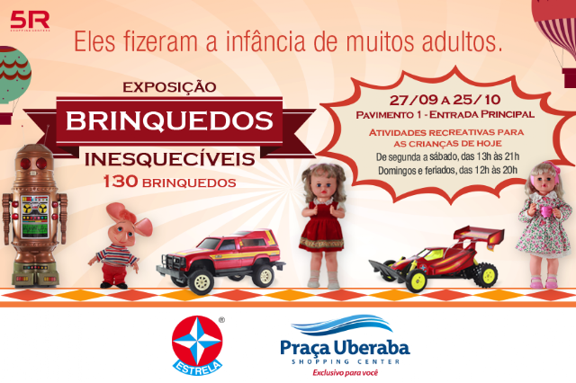 Feira de brinquedos estrela em Uberaba Feira de Brinquedos Estrelas no Praça Uberaba Shopping, por Mineira sem Freio