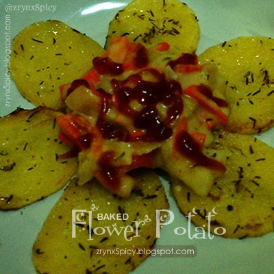 Baked Flower Potato