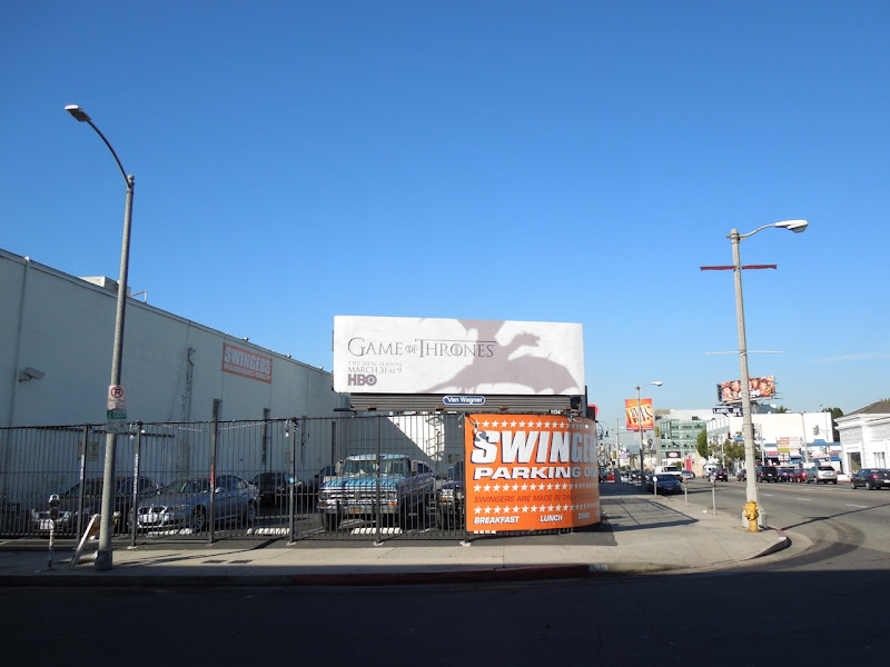 Game of Thrones season 3 billboard Beverly Boulevard Game Thrones dragon season 3 billboard