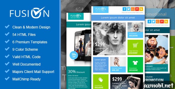 Fusion - Metro Email Newsletter Template
