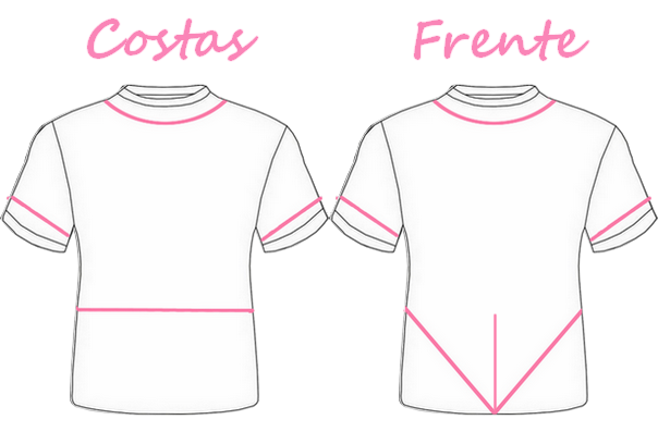 camisa rosa terno preto