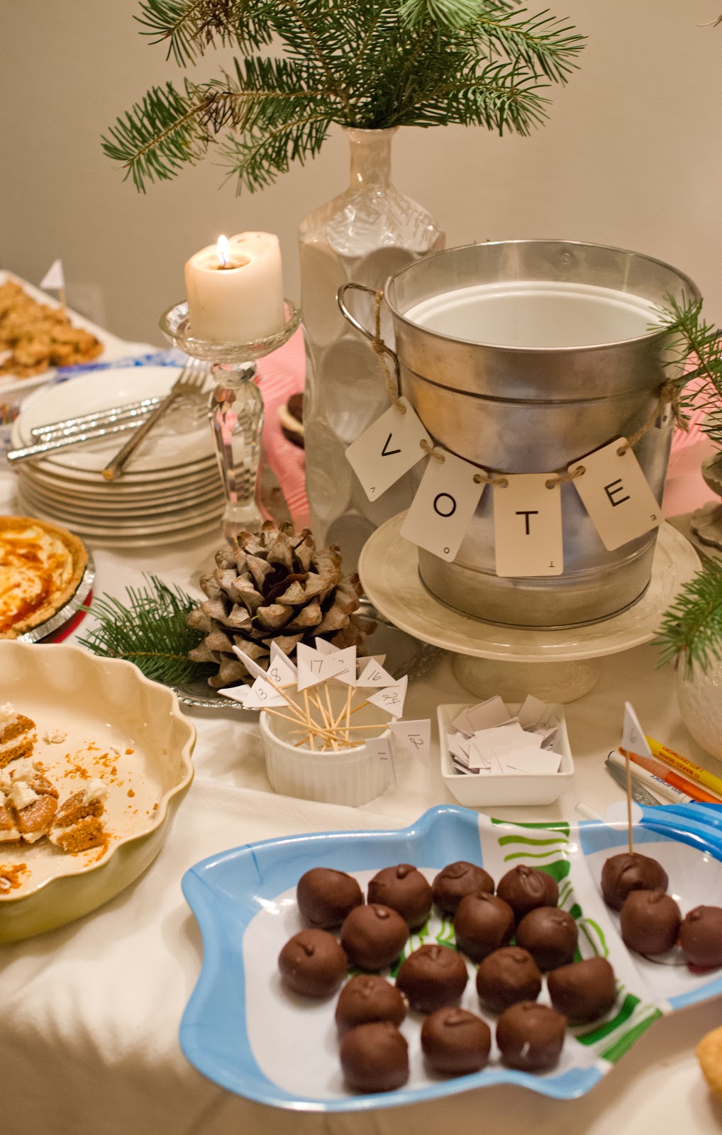 Domestic Fashionista Holiday Dessert Party 2012