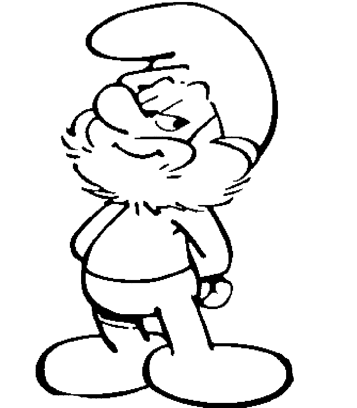 nengaku: The Old Smurf Coloring Pages nengaku: The Old Smurf Coloring Pages