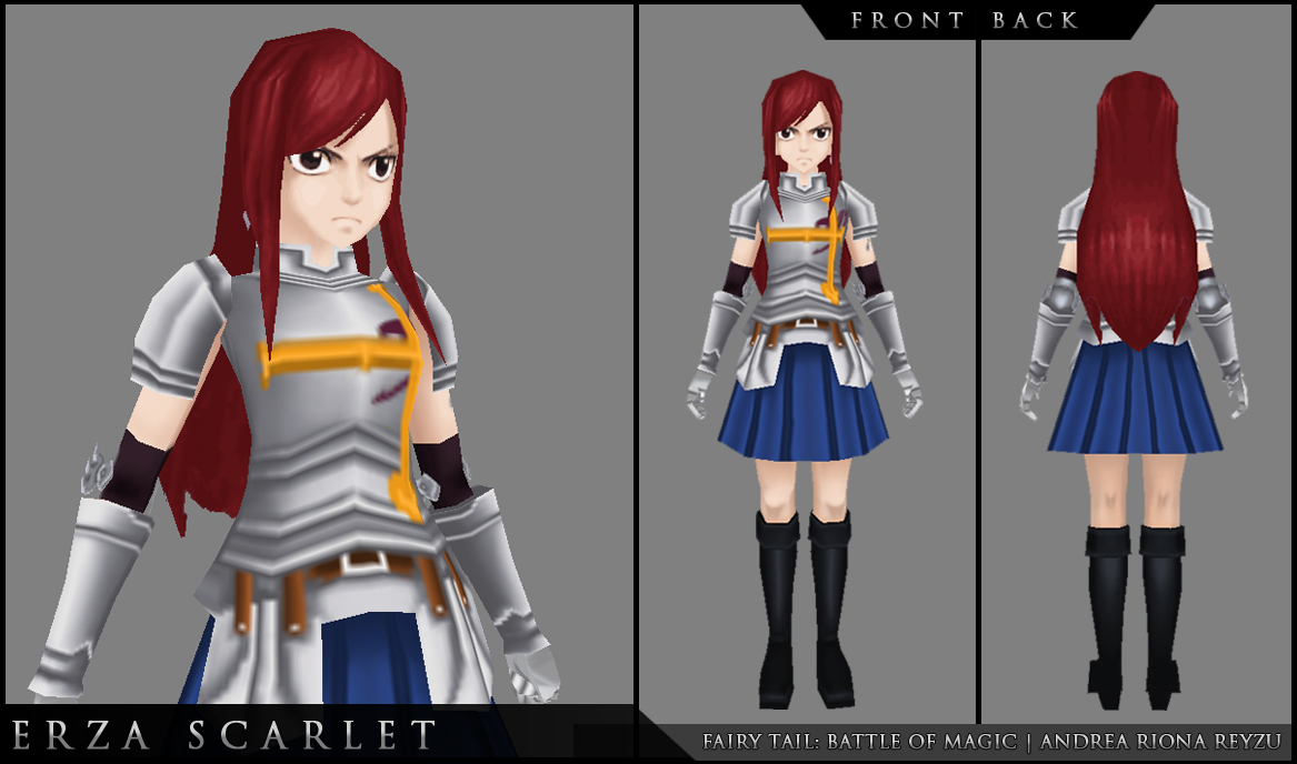 Andrea S Projects Development Erza Scarlet Fairy Tail Battle Of Magic