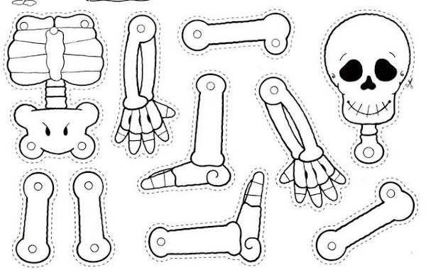 skeleton template printable skeleton cut out coloring skeleton template printable skeleton cut out coloring