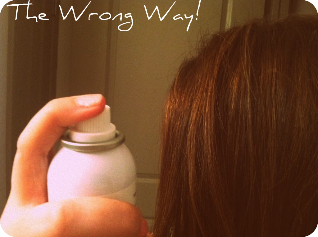 Elle Sees Beauty Blogger in Atlanta How To Dry Shampoo