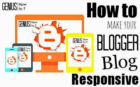 How to make your blogger blog's template responsive How to make your blogger blog's template responsive via geniushowto.blogspot.com responsive web design with css media queries