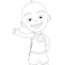 Sketsa Gambar Kartun Upin Ipin thumbnail
