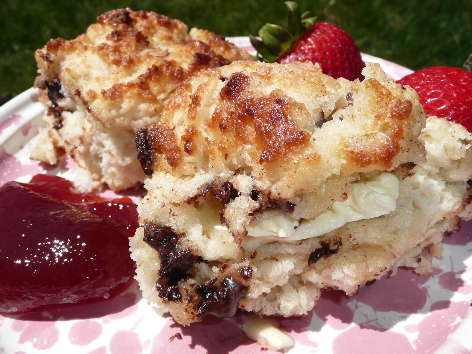 Everyday Dutch Oven Chocolate Buttermilk Biscuits