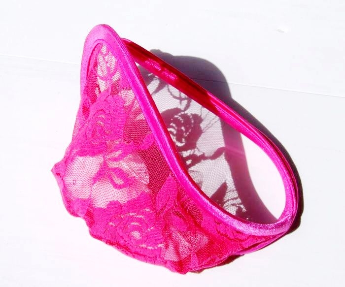 FASHION CARE 2U UM3293 Sexy Purple Pink Mesh Floral CCup Men's Underwear