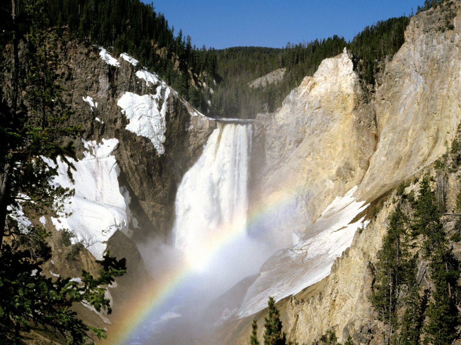 The beauty of the famous Yellowstone National Park, USA Nature Around