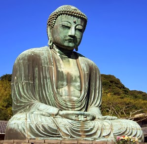 Great Buddha, Kamakura, the 13th century, H. 12m.