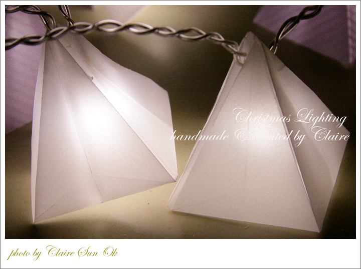 Claire's paper craft Vellum Lighting