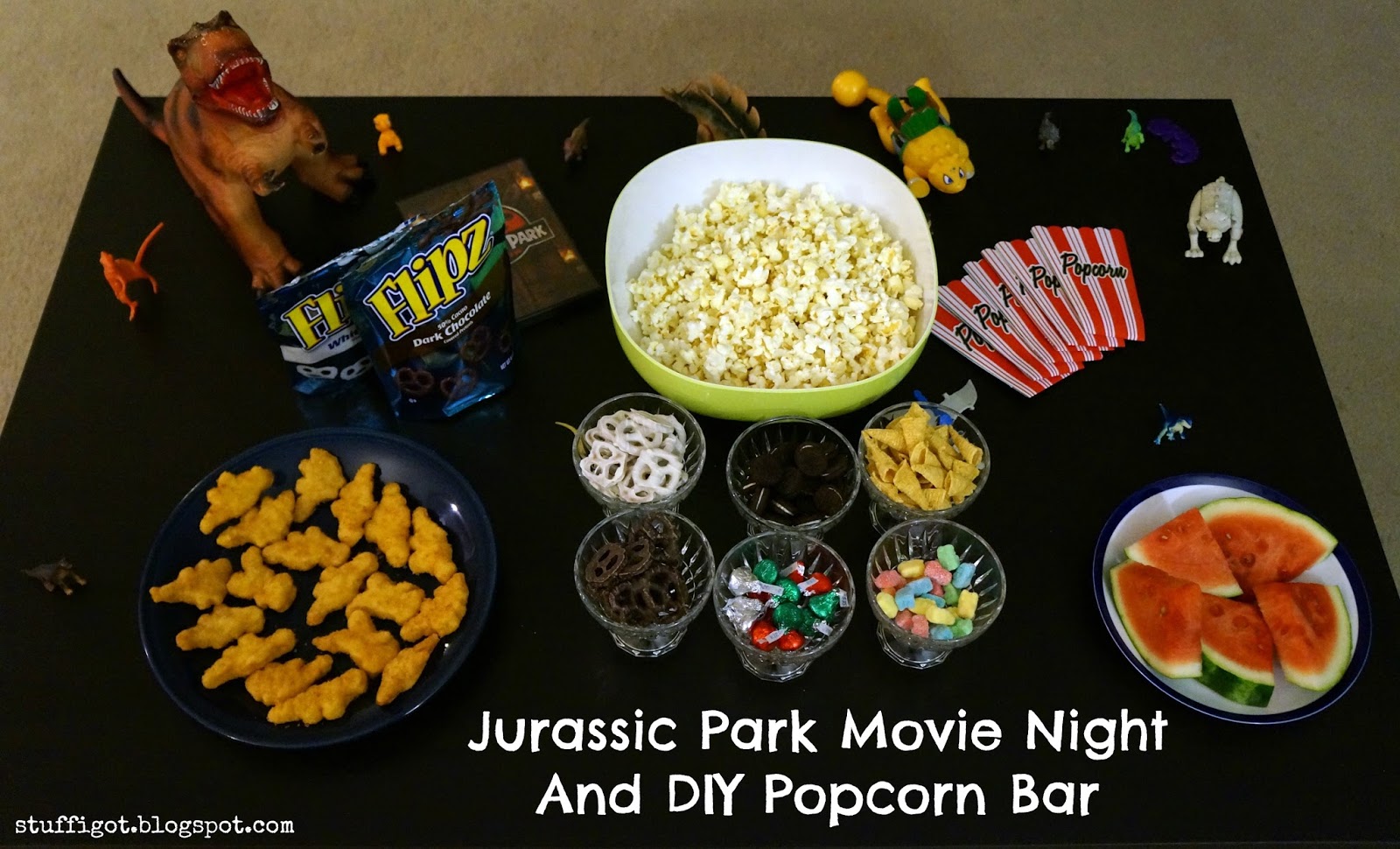 Crafty And Wanderfull Life Jurassic Park Movie Night With DIY Popcorn