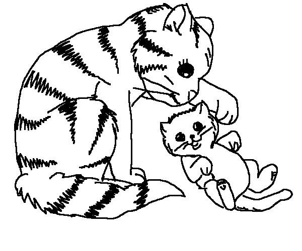 Cute Dog And Cats Coloring Pages