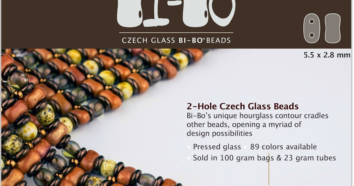 The Beadsmith Blog WEEKLY NEW PRODUCT LAUNCH CZECH GLASS BIBO BEADS