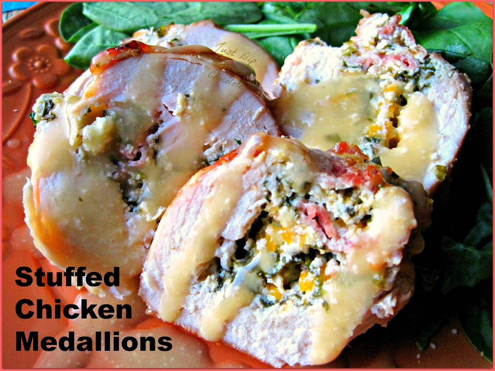 Just Dip It In Chocolate Stuffed Chicken Medallions Recipe