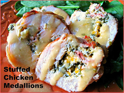 Stuffed Chicken Medallions Recipe,