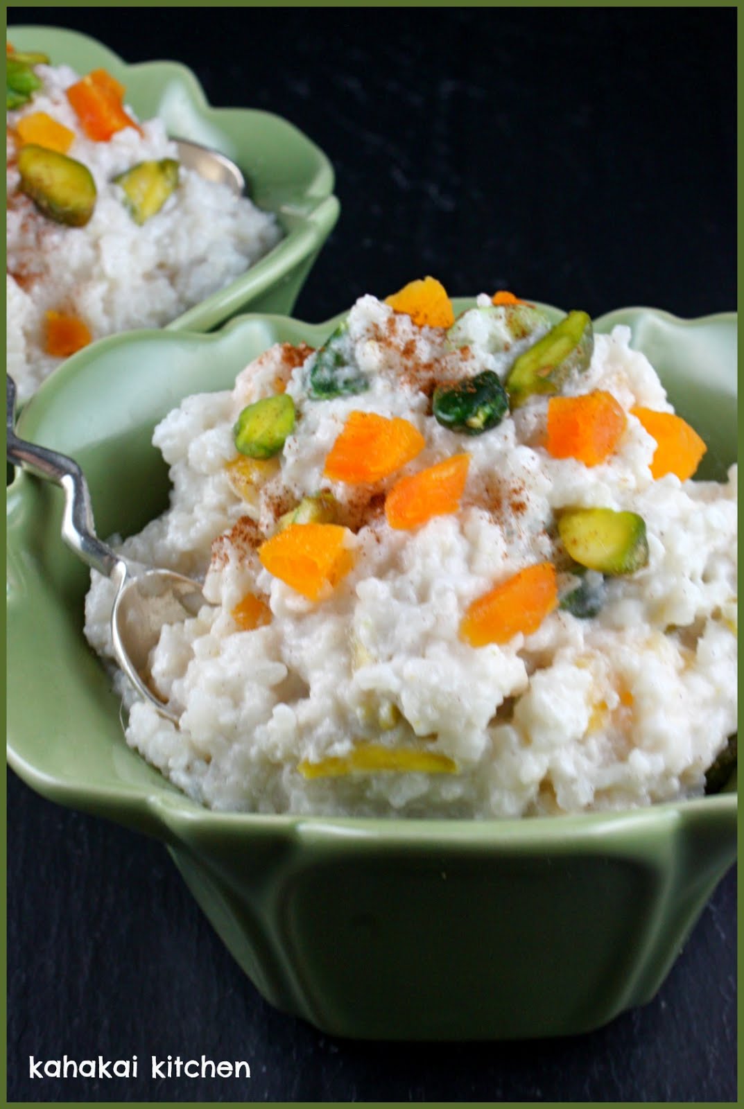 Kahakai Kitchen Indian Rice Pudding with Cardamom and Pistachios