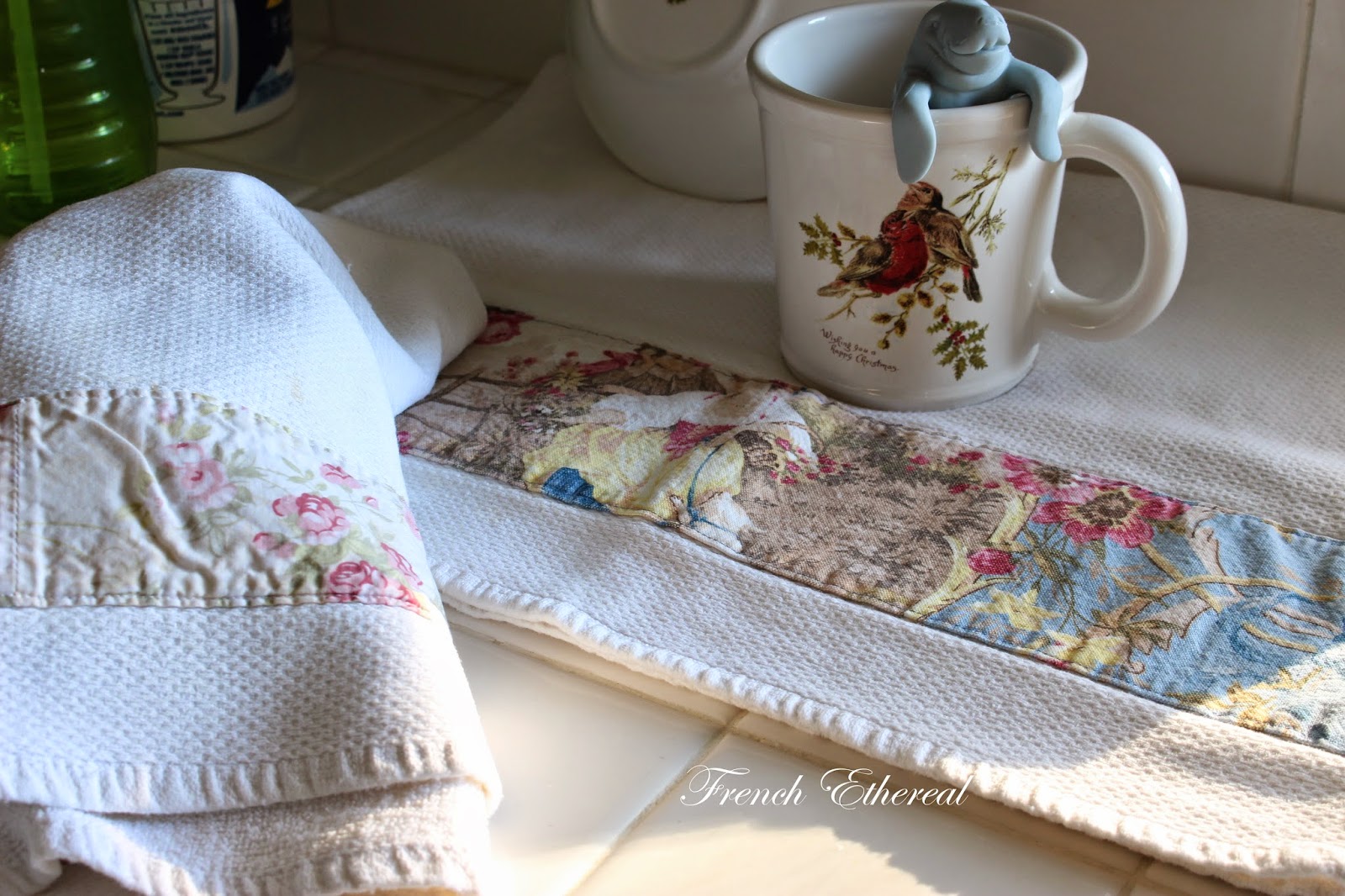 French Ethereal How to...Decorate your Tea Towels
