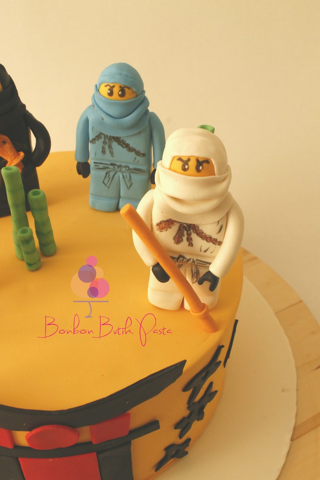 Bonbon Butik Pasta lego ninjago doğum günü pastası